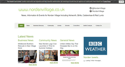 Desktop Screenshot of nordenvillage.co.uk
